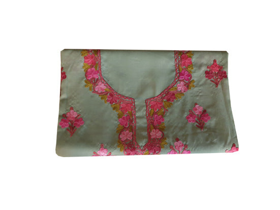 Women Cotton Suits with Kashmiri Embroidery Unstitched Dress Material Salwar Suits