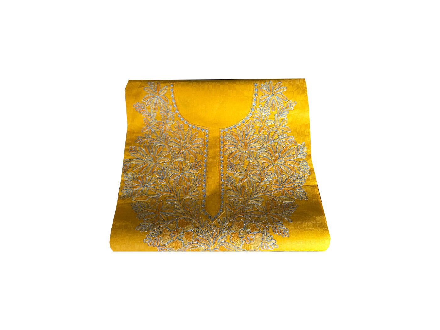 Women Cotton Suits with Kashmiri Embroidery Salwar Suits -yellow