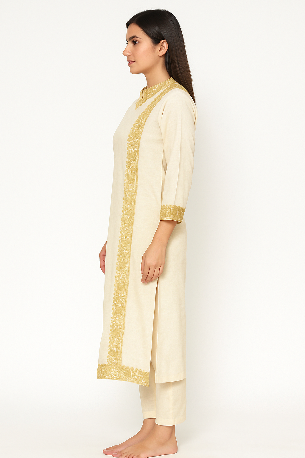 Kashmir Gallery Kashmiri Kurti for Women Cotton Kurti with Embroidery