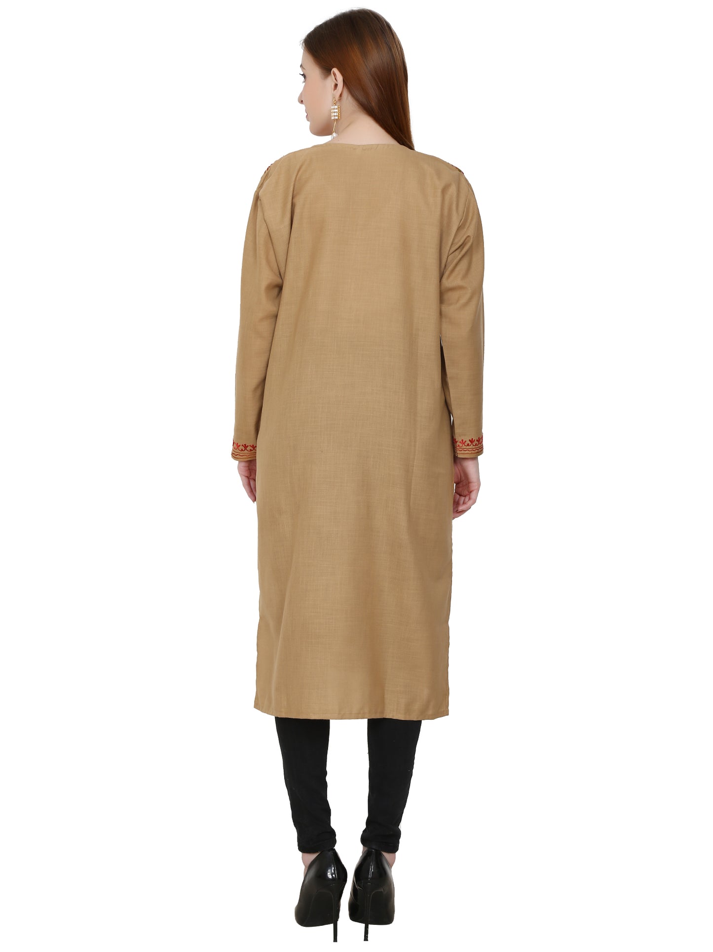 Kashmir Gallery Kashmiri Kurti for Women Cotton Kurti with Embrith Charming Embroidery