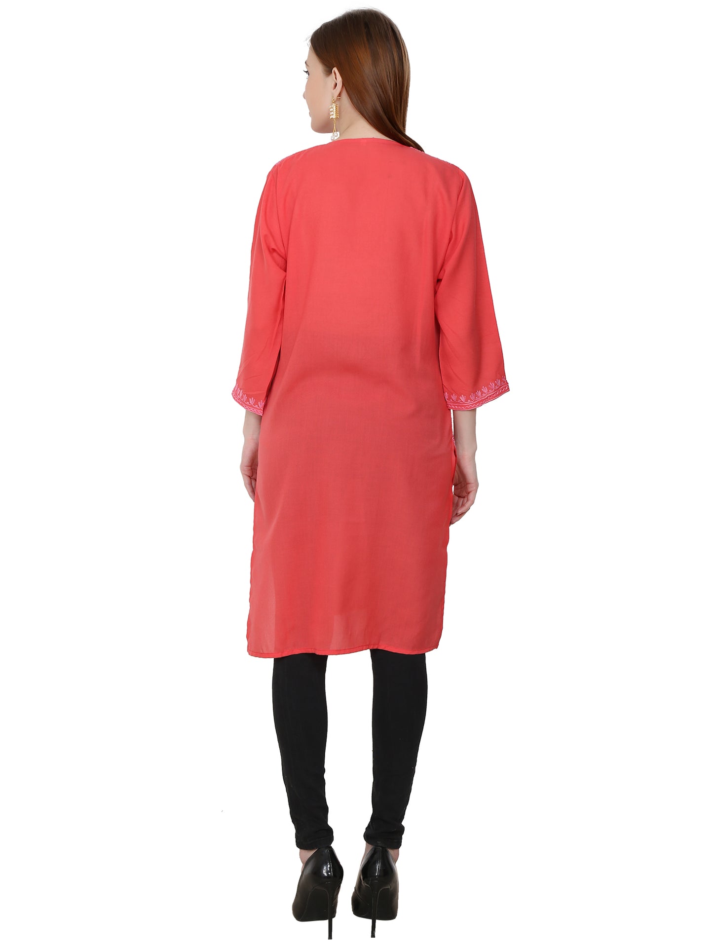 Kashmir Gallery Kashmiri Kurti for Women Cotton Kurti with Embrith Charming Embroidery