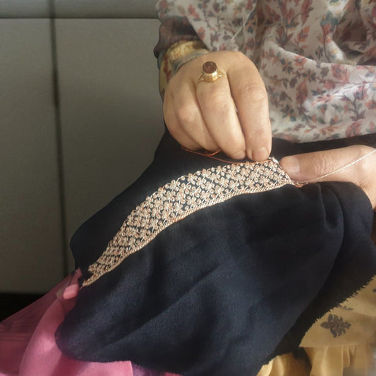 Kashmiri Shawls with Sozni Embroidery: A Timeless Art of Elegance