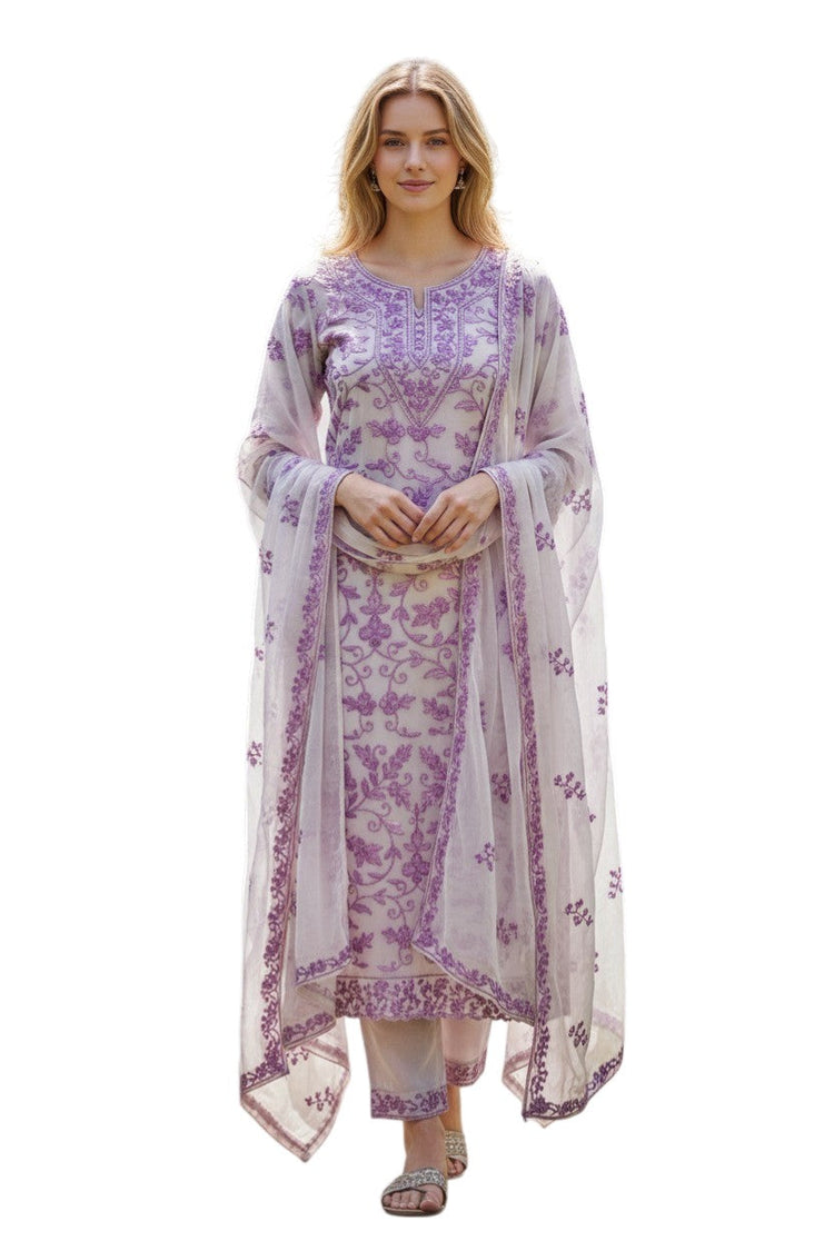 Women Georgette Aari Embroidered suits