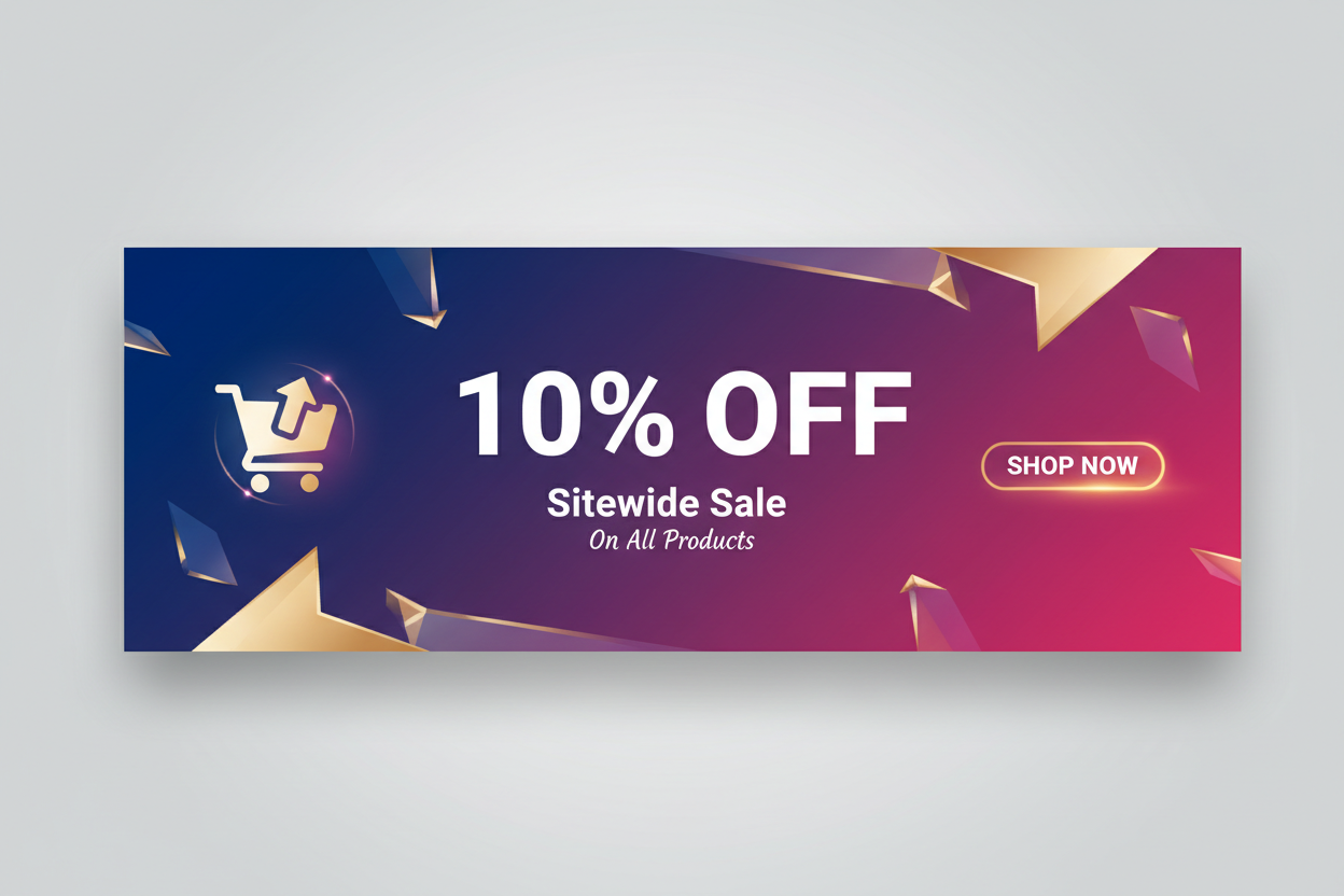 10% Off Banner