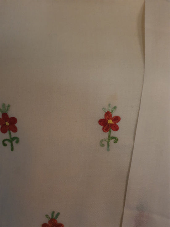 Women Woolen Suits Kashmiri Embroidery Suits Unstitched Dress Material (OffWhite-6)