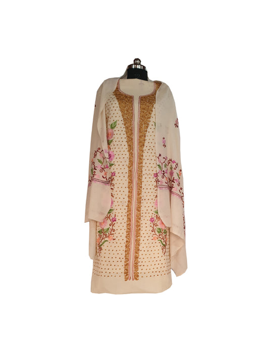 Kashmir Gallery Women Woolen Kashmiri Suits Semi Pashmina