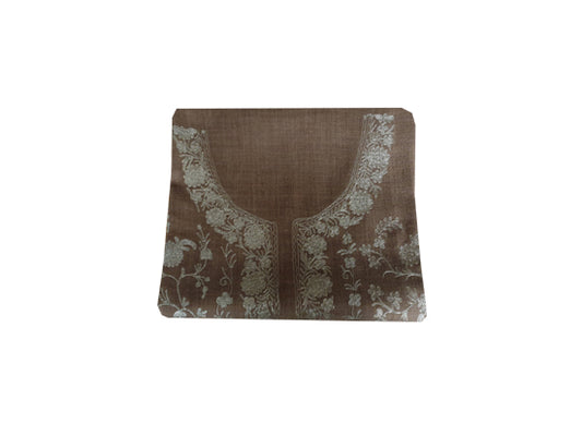 Women Woolen Kashmiri Suits Semi Pashmina (Grey-1)