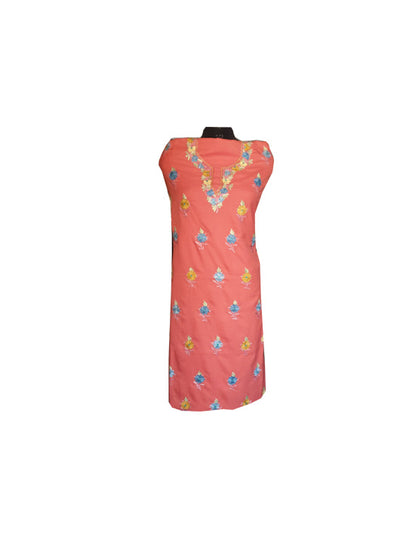 Women Cotton Suits with Kashmiri Embroidery Unstitched Dress Material Salwar Suits