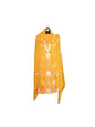 Women Cotton Suits with Kashmiri Embroidery Unstitched Dress Material Salwar Suits -Mustard