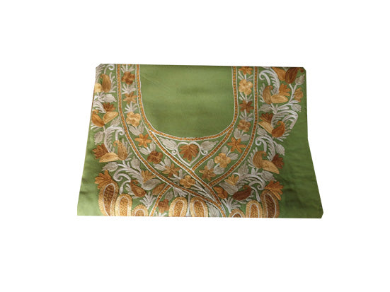 Women Cotton Suits with Kashmiri Embroidery Salwar Suits -green