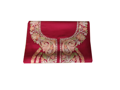 Women Cotton Suits with Kashmiri Embroidery Salwar Suits -tomato red