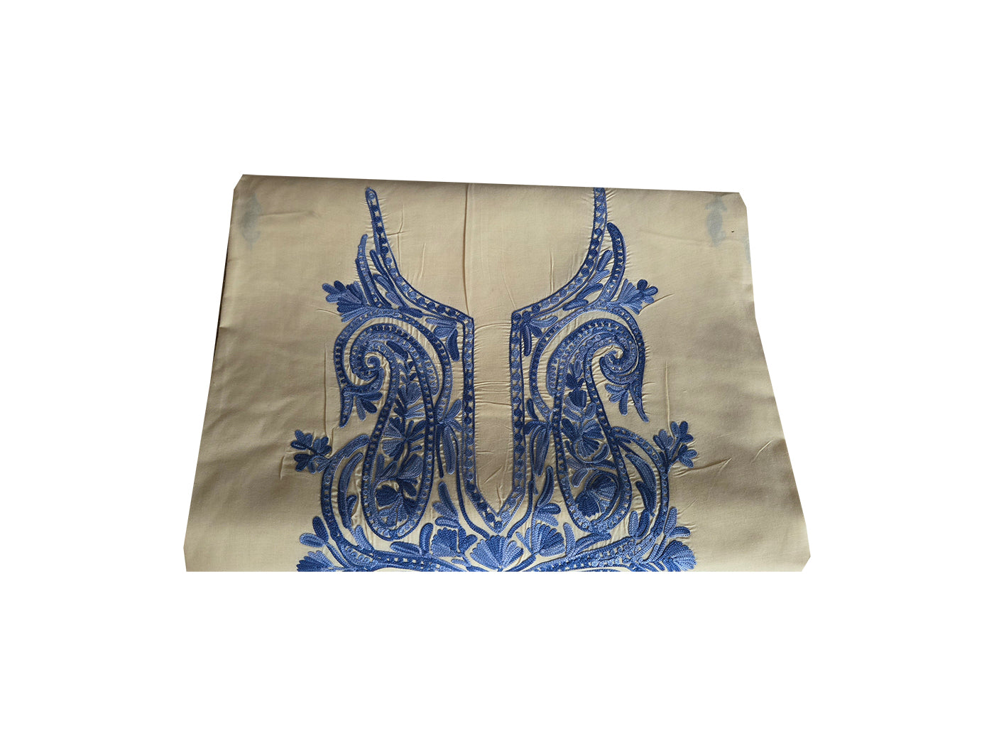 Women Cotton Suits with Kashmiri Embroidery Salwar Suits -cream2