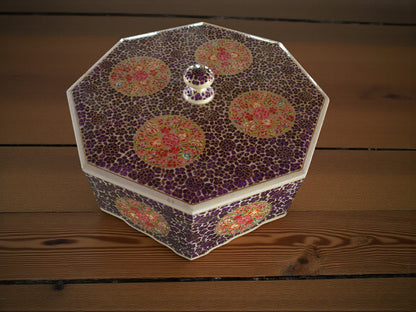 Paper Mache Wooden Hand Made fruit bowl
