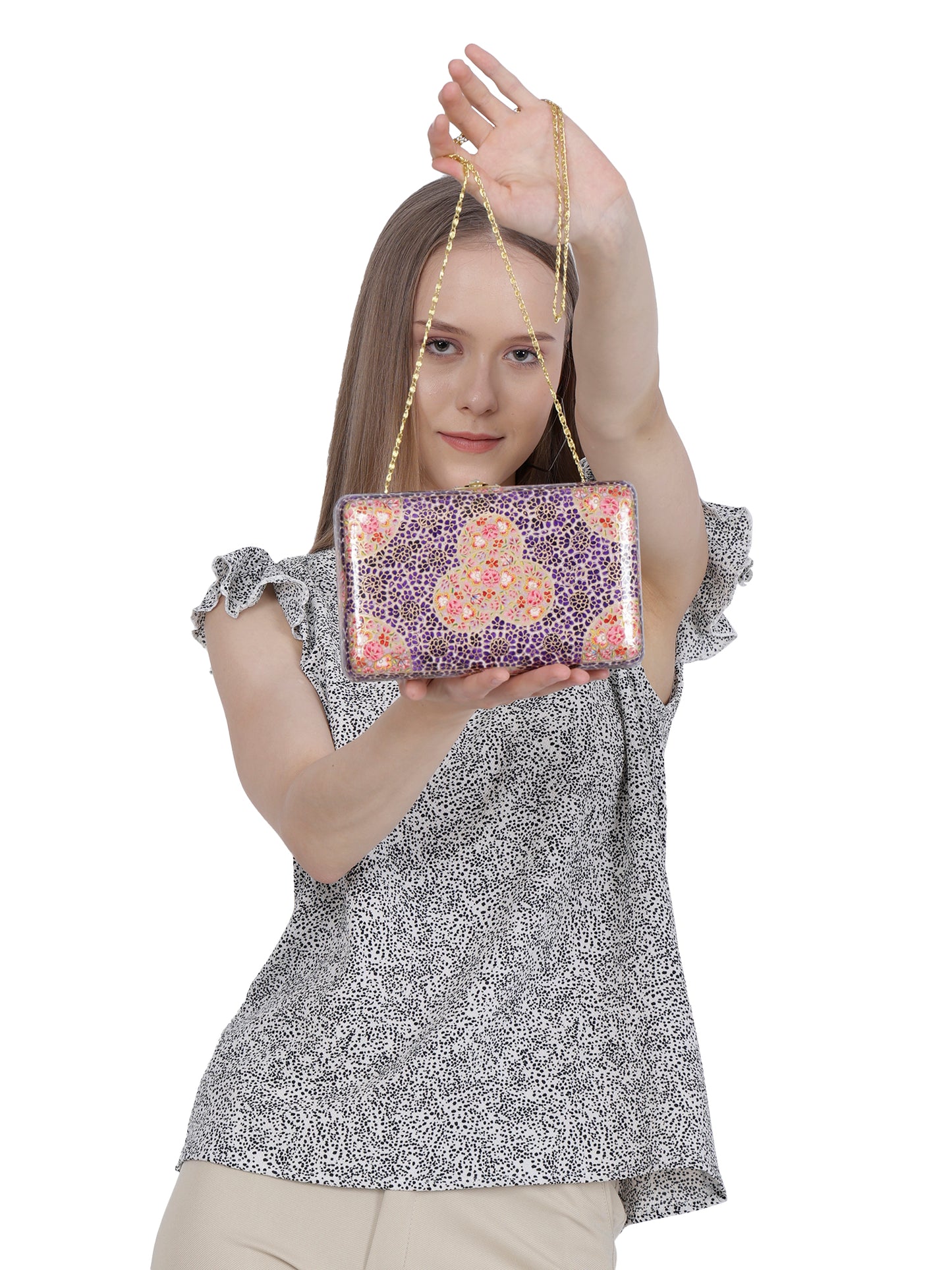 Paper Mache Clutch for Women