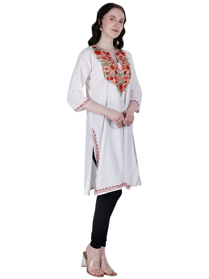 Kashmiri Kurti for Women Cotton Kurti with Embroidery