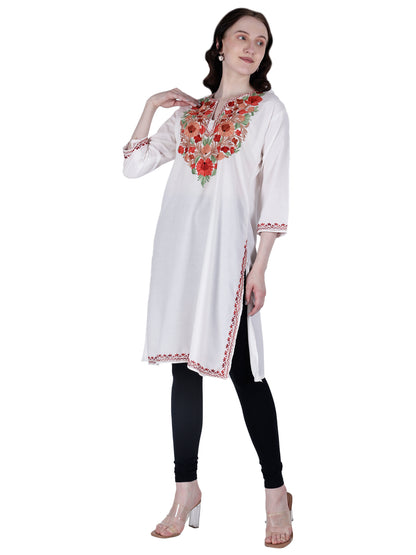 Kashmiri Kurti for Women Cotton Kurti with Embroidery