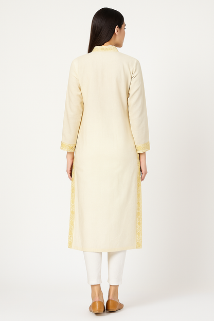 Kashmir Gallery Kashmiri Kurti for Women Cotton Kurti with Embroidery