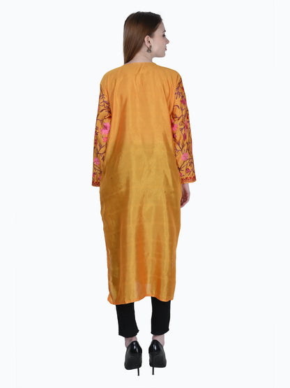 Kashmir Gallery Kashmiri Kurti for Women Cotton Kurti with Embrith Charming Embroidery