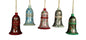 Kashmiri Paper Mache Wooden Bell 3 inch Tall Hand Made Product for Home Office Decoration. Set of 5)