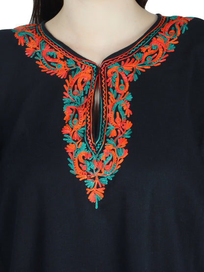 Kashmir Gallery Woolen Women Kurtis Woolen Pheran with Unique Kashmiri Charming Embroidery (Copy)