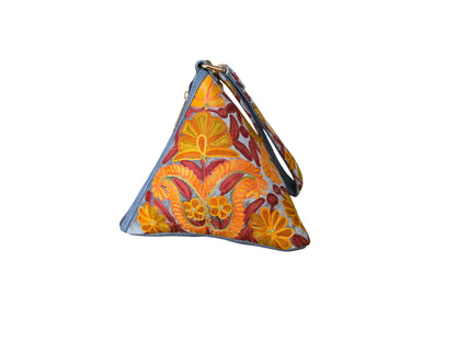 Women potli hand Bags With Kashmiri Embroidery (Grey)