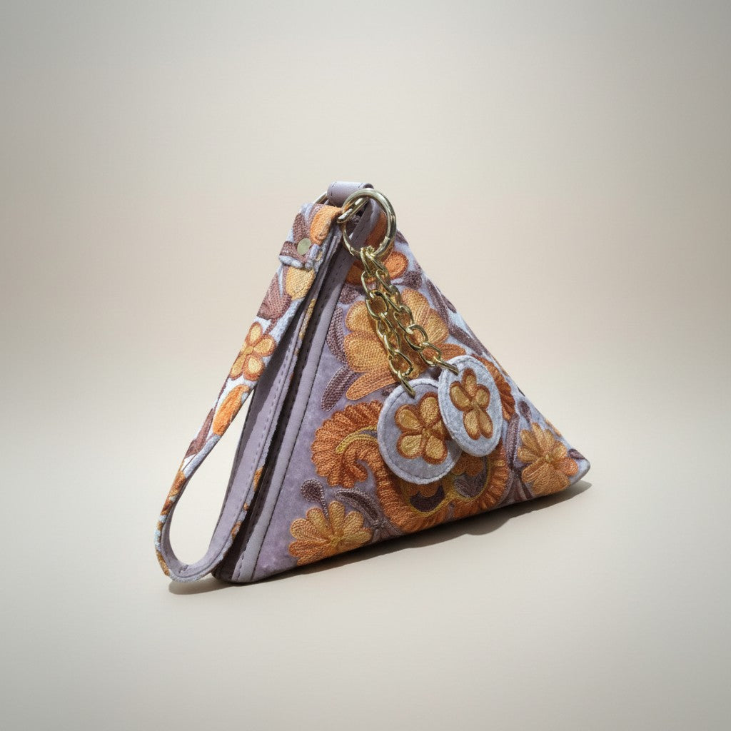Women potli hand Bags With Kashmiri Embroidery (pink)