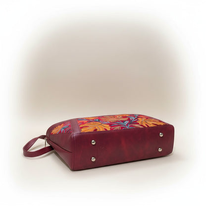 Women Hand Bag | Sling | With Kashmiri Embroidery - Maroon