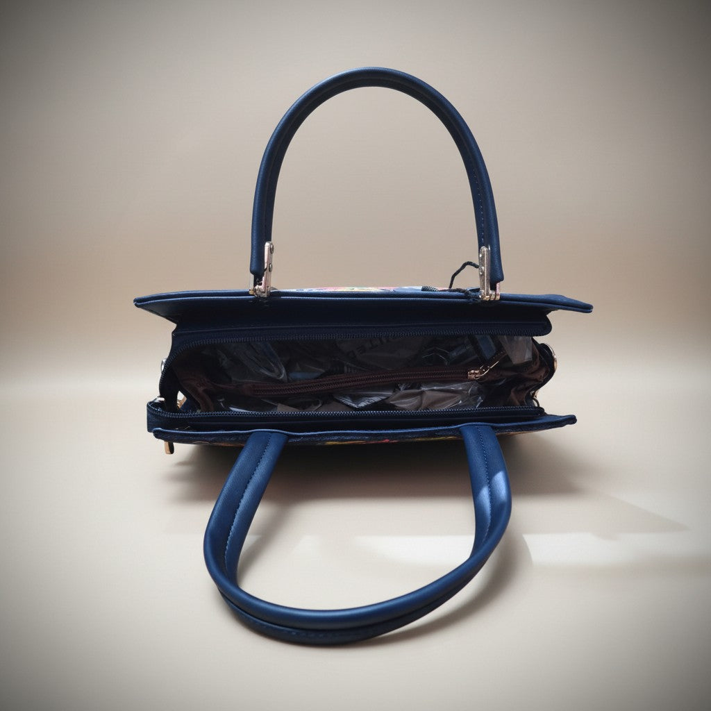 Women Hand Bag | Sling | With Kashmiri Embroidery - Blue