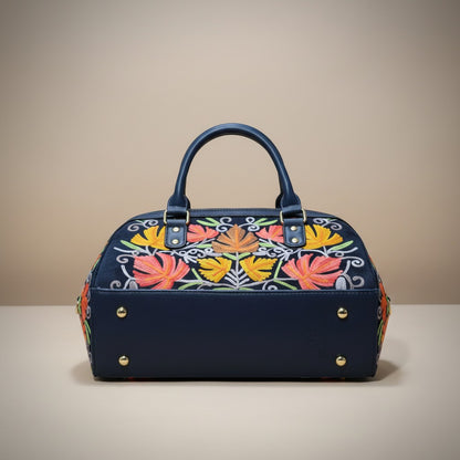 Women Hand Bag | Sling | With Kashmiri Embroidery - Blue