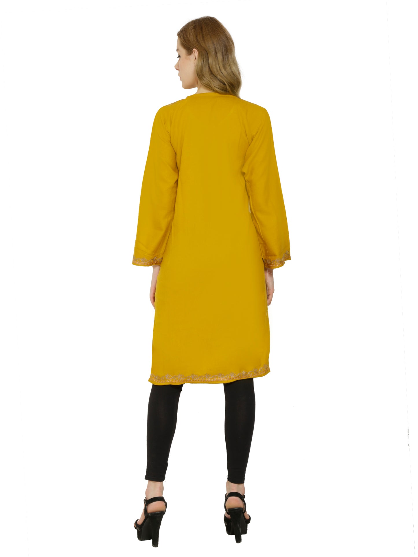 Woolen Kashmiri Embroided Kurti/Pheran with Kashmiri Embroidery