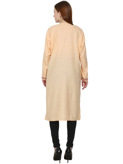 Kashmir Gallery Kashmiri Kurti for Women Cotton Kurti with Embrith Charming Embroidery