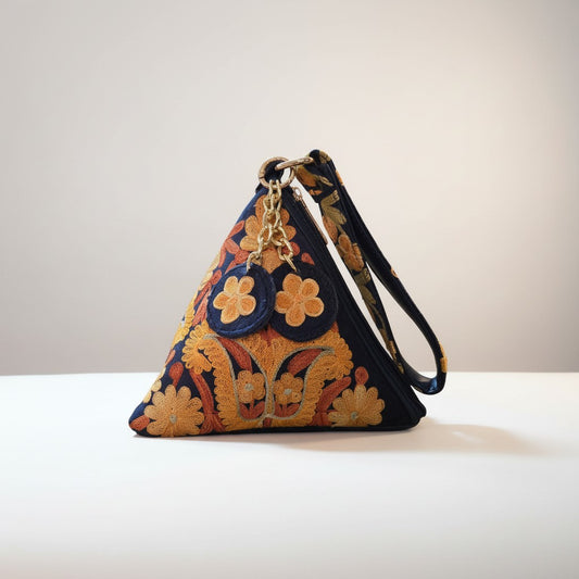 Kashmiri Potli bags for women - Black