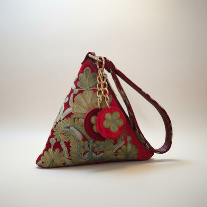 Kashmiri Potli bags for women - Maroon