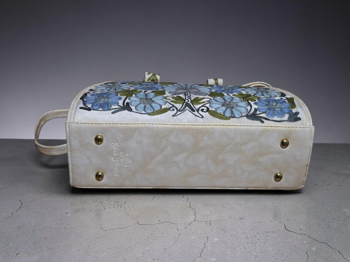 Women Hand Bag | Sling | With Kashmiri Embroidery - White
