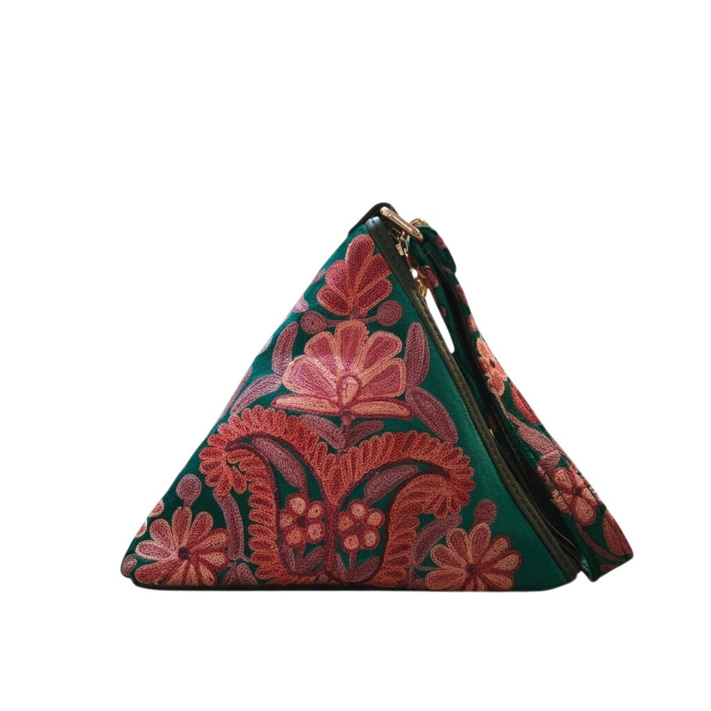 Kashmiri Potli bags for women - Green