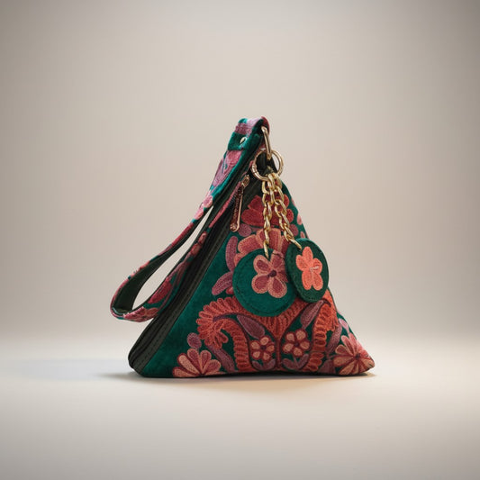 Kashmiri Potli bags for women - Green