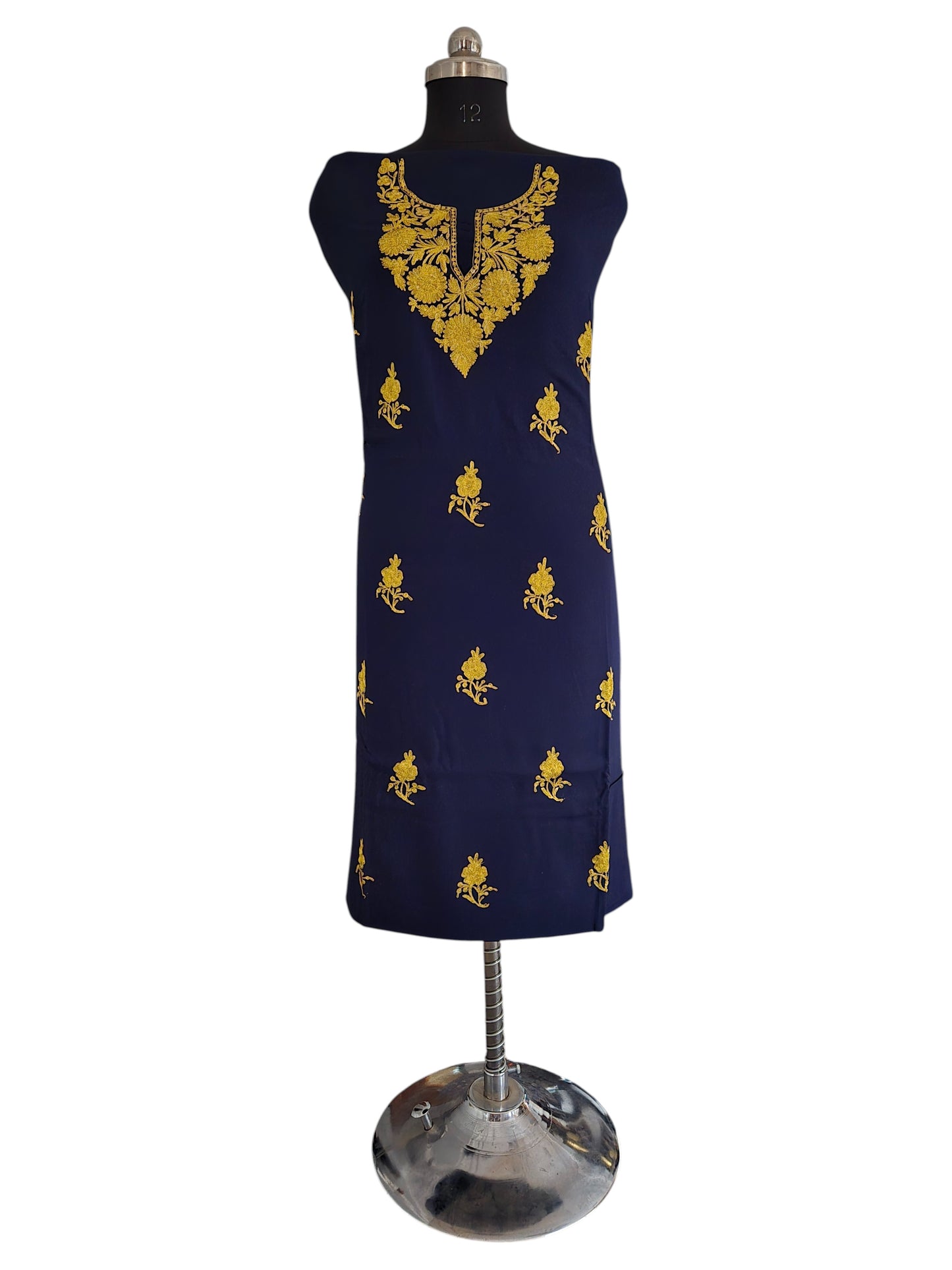 Women Cotton Suits with Kashmiri Embroidery Salwar Suits -blue2