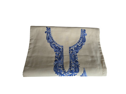 Women Cotton Suits with Kashmiri Embroidery Salwar Suits -cream