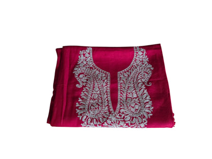 Women Cotton Suits with Kashmiri Embroidery Salwar Suits -maroon